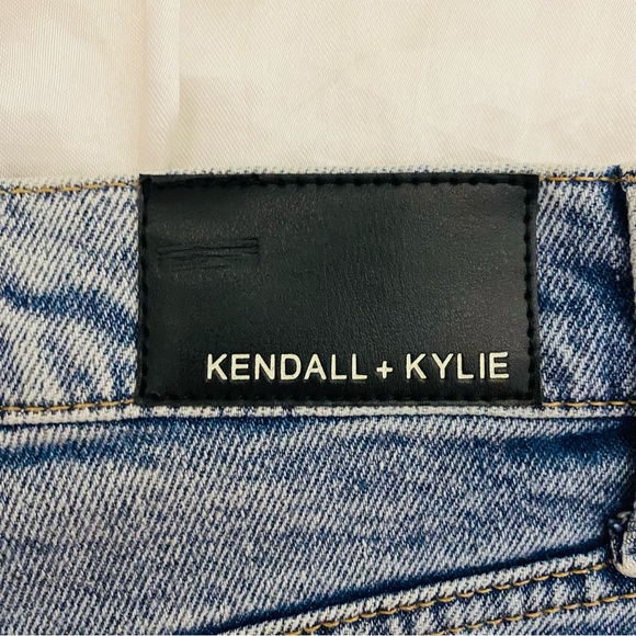 Kendall + Kylie Womens Light Blue Washed The High Rise Skater Jeans Size 9/29 - Picture 5 of 8